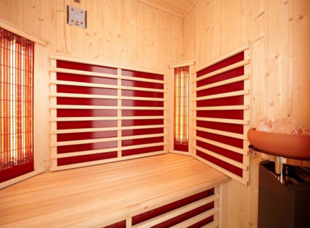 Sauna wurde zur Infrarotkabine umgerüstet