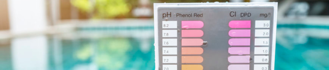 Ein Messgerät für die pH Regulierung für den Pool