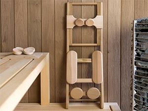 Sauna-Rückenlehne Aus Holz – 2-tlg. Set, Bequeme Entspannung Für Deine Heimsauna