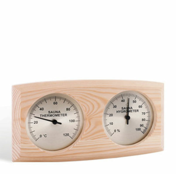 Thermo-Hygrometer geschwungenes Gehäuse, getrennte Anzeige