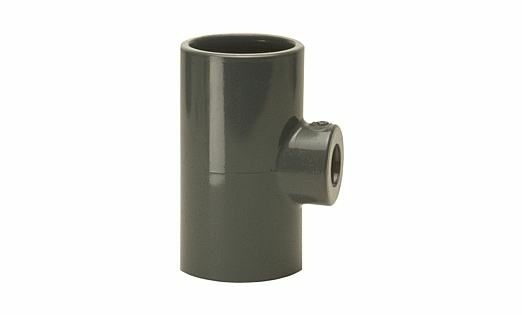 PVC T-Stueck 50 mm x 1/2" IG