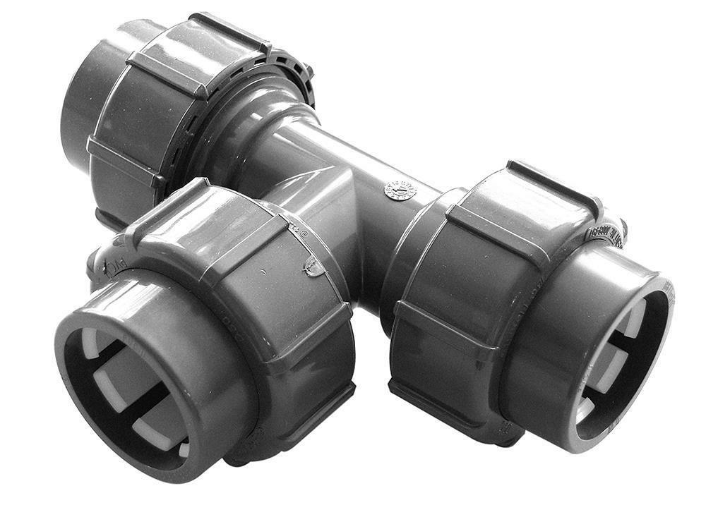 Flex-Fit T-Stück 50 mm