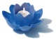 Schwimmblume Seerose Blau | schwimmende Windlicht Blume