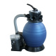 WelaSol Sandfilter Anlage BetaTop 300/6, Filterkessel und Pumpe
