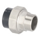 PVC Verschraubung 50mm x 1 1/2 AG V4A"