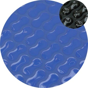 Luftpolster Abdeckung GeoBubble blau/schwarz 400 my
