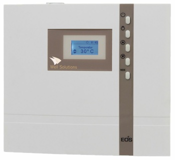 Well Solutions Saunaofen Edelstahl Next 8 kW | Saunasteuerung Econ 1 | inklusive Saunasteine