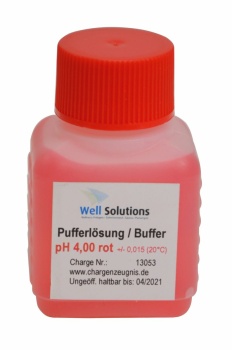 Pufferlösung pH4 50 ml Well Solutions