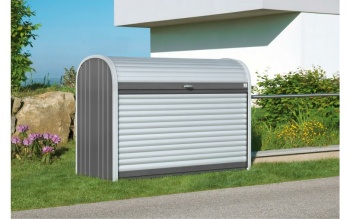 Biohort StoreMax Aufbewahrungsbox mit Rollladen dunkelgrau-metallic 190