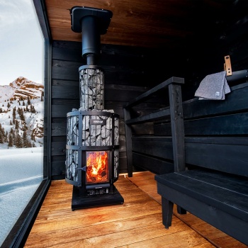 Sauna Holzofen Harvia Legend - saubere Verbrennung, hohe Lebensdauer