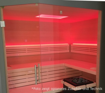 LED Decken Farblicht Aura 70 x 40 cm f&uuml;r Sauna und Infrarotkabine