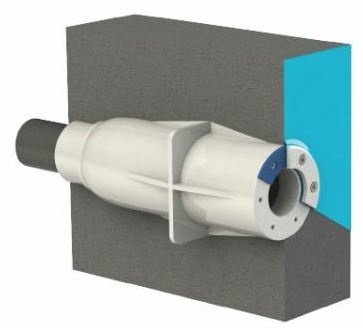 Adagio Pro Wanddurchführung 276 mm für Betonbecken