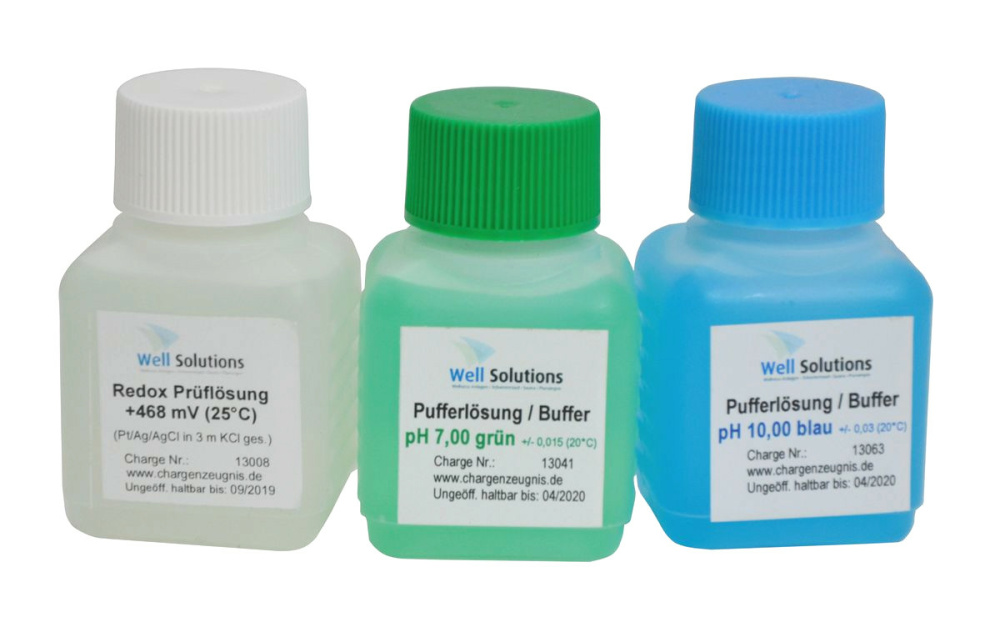 Pufferlösung Set pH7, pH10, Redox je 50ml