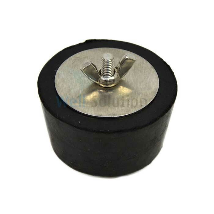 Winterstopfen 1 1/2" Gummi mit Edelstahlschraube V2A