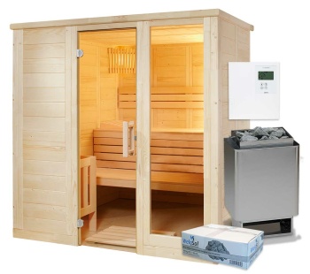 Saunakabine Komfort Small inklusive Saunaofen 34.A 6 kW...