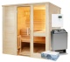 Saunakabine Komfort Large inklusive inklusive Saunaofen 34.A 7,5 kW und Steuerung Slimline 1000