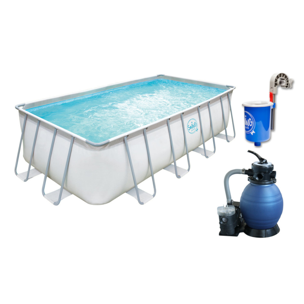 WelaSol Metal Frame Pool Aufstellbecken