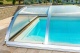 Poolüberdachung Kompakt 3-390 | 10 mm | Elox | Seitentür