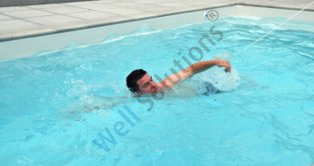 WelaSol Free Swim SL | 2-teiliger Trainingsgurt für Pool Training | 60 - 105 cm Taille