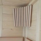 Massivholz Sauna Komfort Gerade ohne Technik