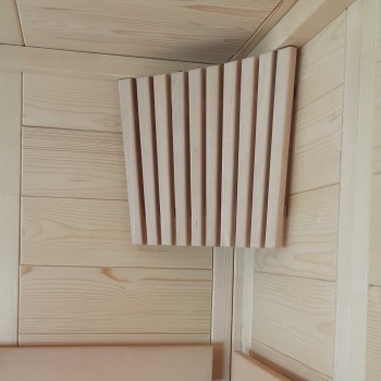 Massivholz Sauna Komfort Small zum Konfigurieren