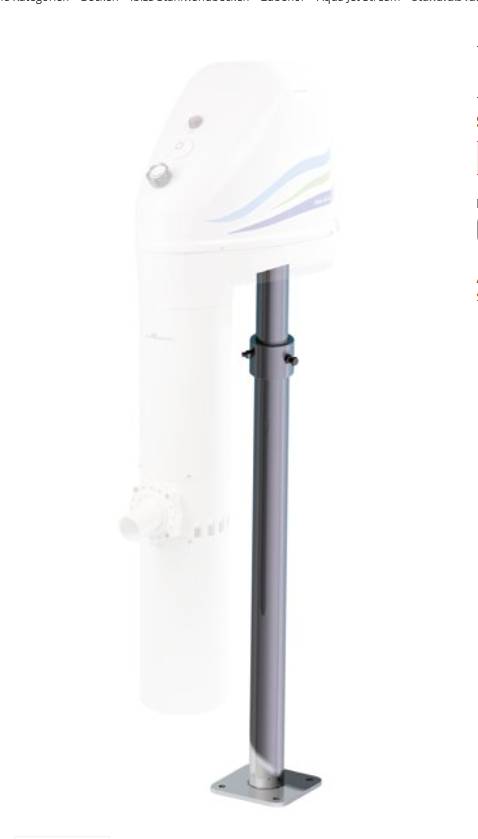 Teleskopfuß Gegenstromanlage Aqua Jet 50/100