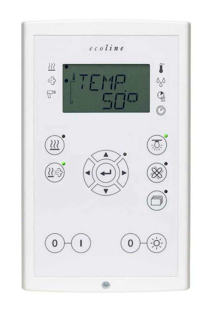 Saunasteuerung ecoline 2200-Design weiß