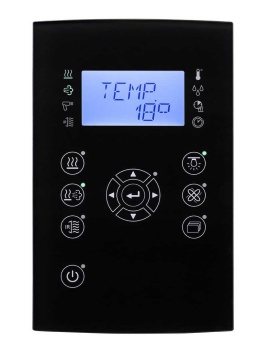 Saunasteuerung für Bio Sauna slimline ecoline familyline