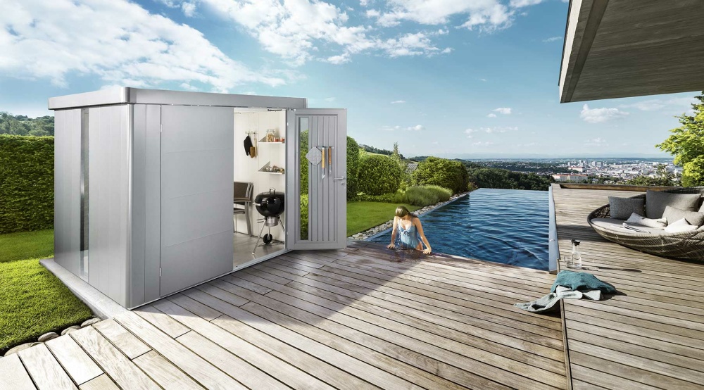 Biohort Gartenhaus Neo individuell anpassbar