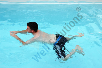 WelaSol Free Swim Gegenschwimm Gurt ohne Bodenhülse 2. Wahl