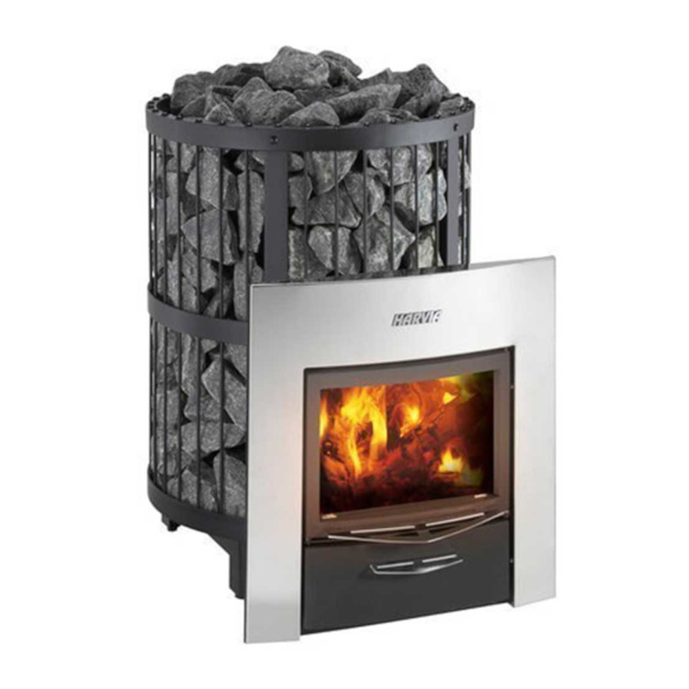 Sauna Holzofen Harvia Legend SL und Duo mit Kamin