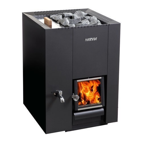 Sauna Holzofen Harvia Linear 22 GreenFlame mit Wassertank