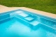 GFK Pool Smart 4,6 x 3,0 x 1,2 Rechteck Glasfaser Becken in Atlantic Blue