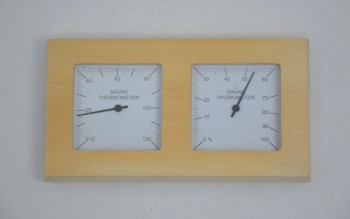 Zweite Wahl Thermo-Hygrometer weiß geteilt