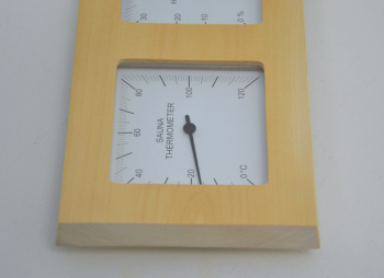 Zweite Wahl Thermo-Hygrometer wei&szlig; geteilt