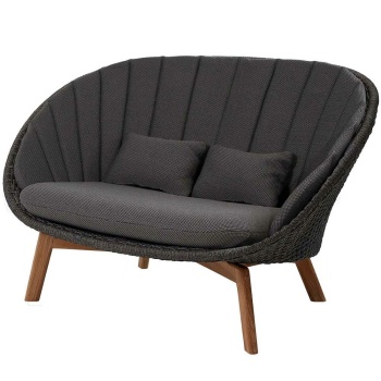 Design 2-Sitzer Sofa Peacock, Farbe wählbar