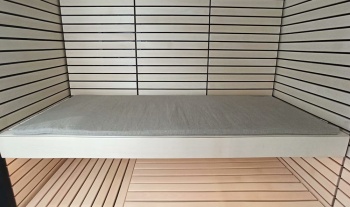 Bezug für Saunamatte - 180x60 - Naturleinen