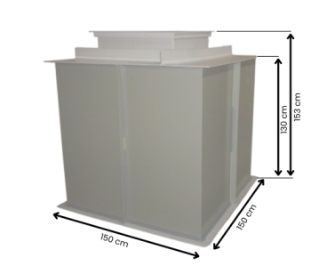 Technikschacht Standard 150 x150 x130 cm