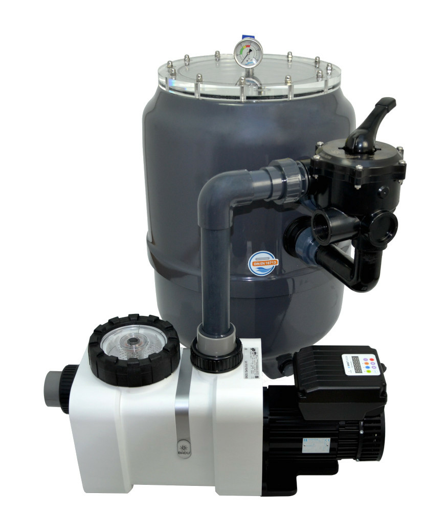 Sandfilteranlage Superior 2.0 mit Speck Poolpumpe Delta Eco VS