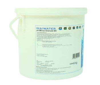 pH Minus Granulat 6 kg Maiwater