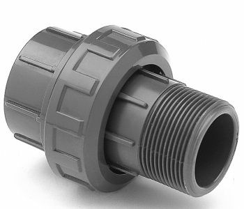 PVC Verschraubung 50mm x 1 1/2"AG