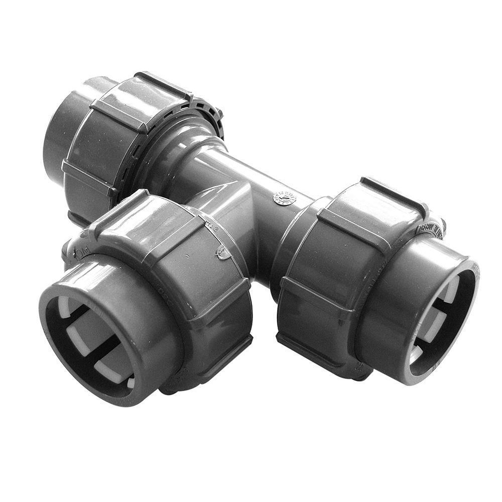 Flex-Fit T-Stück 3xKlemm