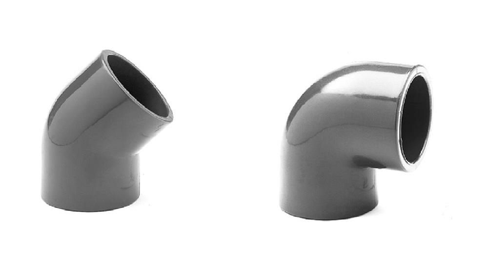 PVC-Winkel 50 mm / 90 Grad