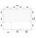 Saunakabine Komfort Small 208 L x 158 B x 204 H cm mit Fronteinstieg | Massivholz Sauna
